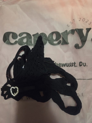 Garters new fishnet with heart-shaped crystals