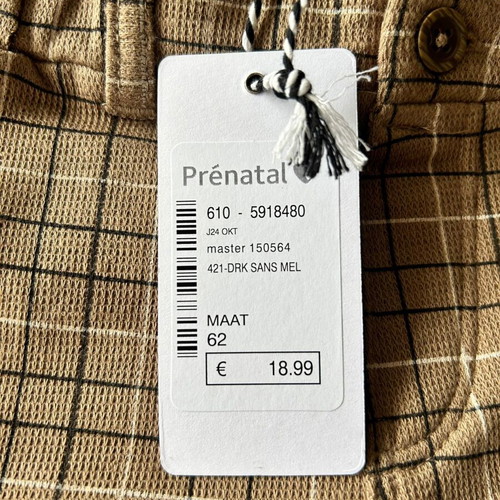 Sweet Petit checked baby trousers, size 62