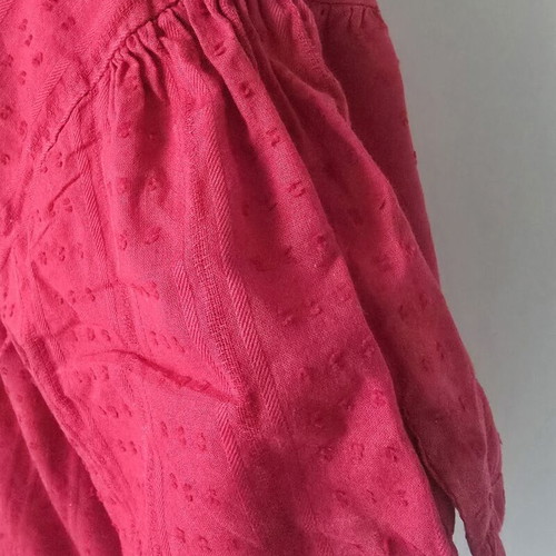 Women's shirt used, red, 100% cotton, size XL
