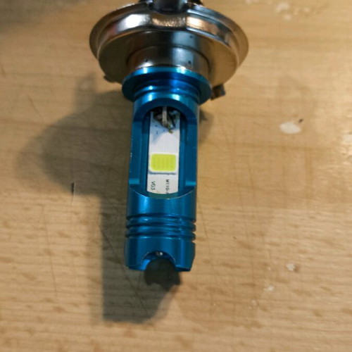 LED light H4 white 6000k like new for motorcycle or scooter