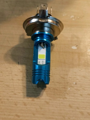 LED light H4 white 6000k like new for motorcycle or scooter