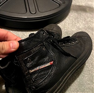 Diesel black casual shoes