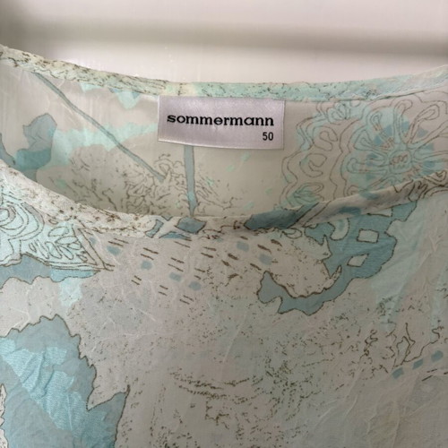 Sommerman set skirt top shirt like new, turquoise, size 50