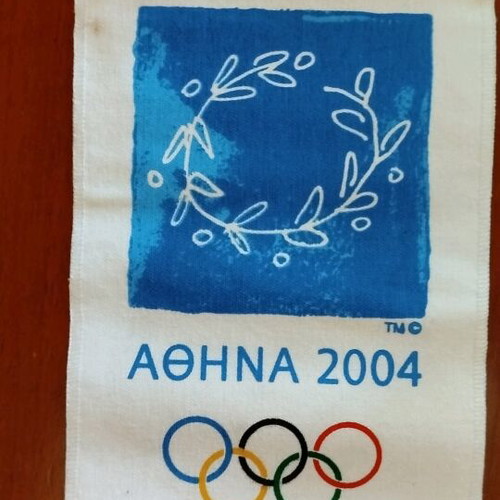 Olympic Games Athens 2004 small flags like new