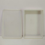 Tupperware deli keeper white container used