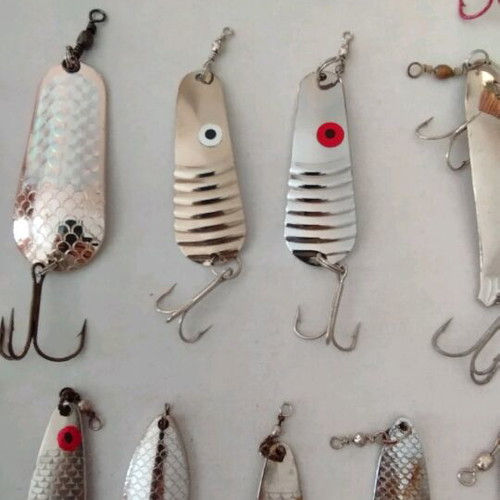 Fishing lures used, pack of 20 spoon lures