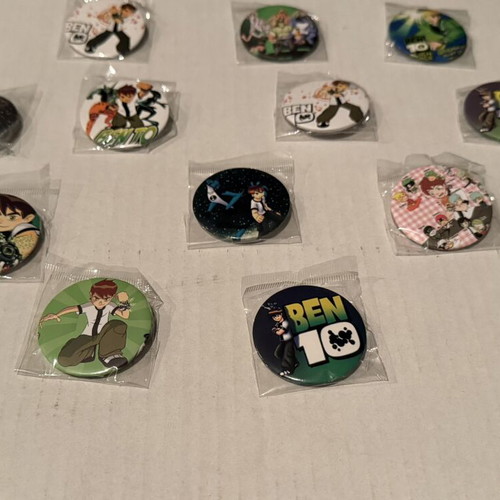 Ben Ten pins new, multicolor set