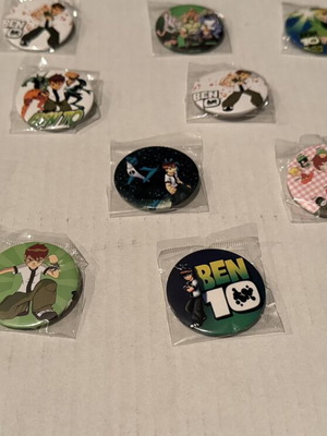 Ben Ten pins new, multicolor set
