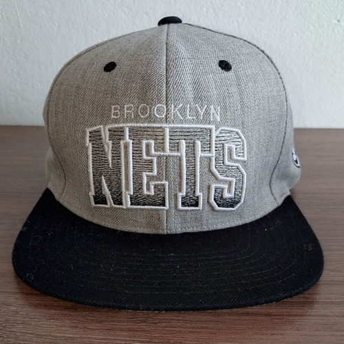 Authentic Mitchell & Ness Brooklyn Nets Snapback Cap_NBA