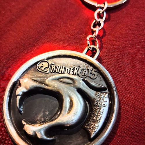 Thundercats Metal Embossed Keychain double-sided new