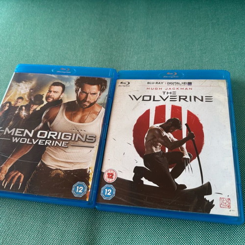 Wolverine 2 movies Blu-Ray with English subtitles, like new