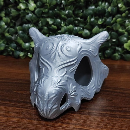 Ornamental Cubone Skull Pokemon new 3D printed with embossed details
