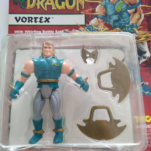 Double Dragon Vortex action figure sealed, Tyco 1993