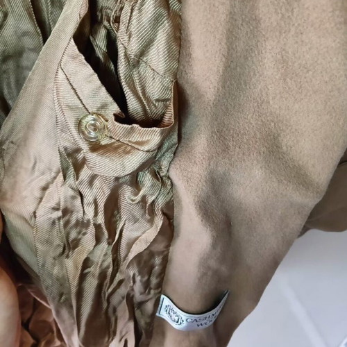 Beige coat used, size XL