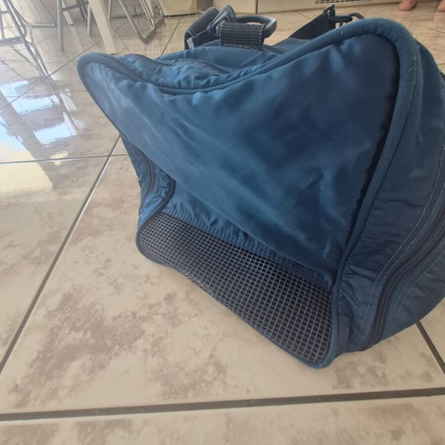 Lacoste large shoulder bag, dark teal, used with minor flaws