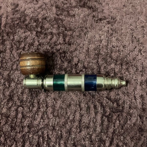 Vintage smoking set used with small glass hookah