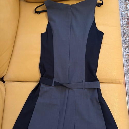 Italian dress Carla Gi like new, black and gray, size S