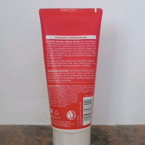Weleda shower cream new with pomegranate seed oil 200 ml