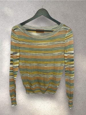 Missoni woven top like new, size 38, colorful