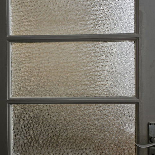 Wooden door with glass panels like new