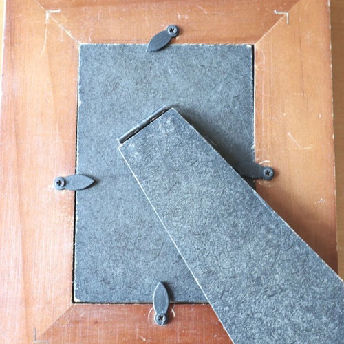 Brown photo frame used with small scratch