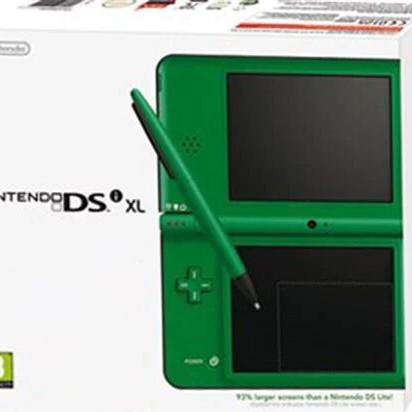 Nintendo DSi XL console green used boxed