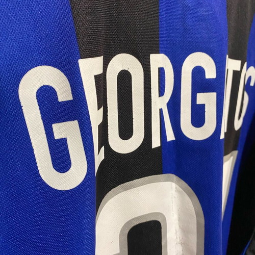 Inter Milan 1999–2000 jersey used, #31 Grigoris Georgatos