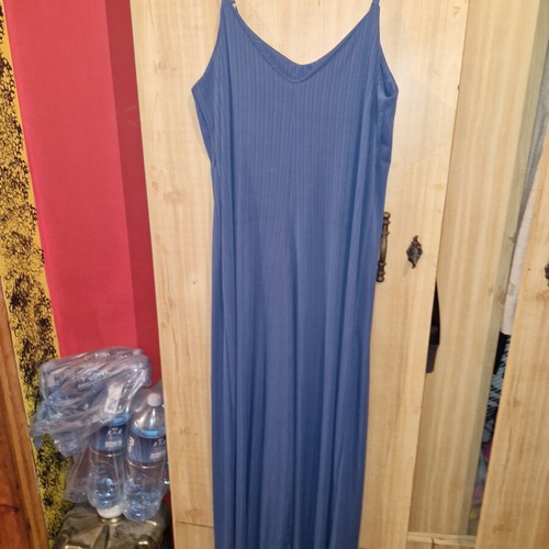 Jumpsuit new turquoise with adjustable straps size L