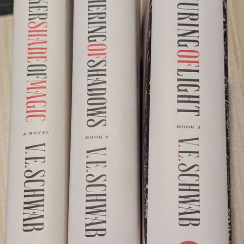 A Darker Shade of Magic Hardcover set like new by V. E. Schwab