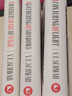A Darker Shade of Magic Hardcover set like new by V. E. Schwab