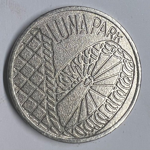 Luna Park token used, rare and unique