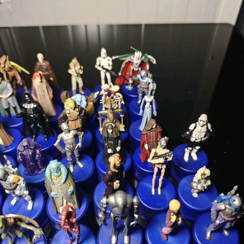 Star Wars Pepsi Bottle Cap Figures used, pack of 78