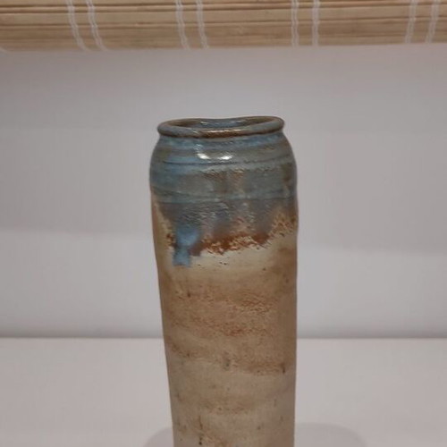 Ceramic vase like new with rustic style and double glaze