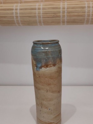 Ceramic vase like new with rustic style and double glaze