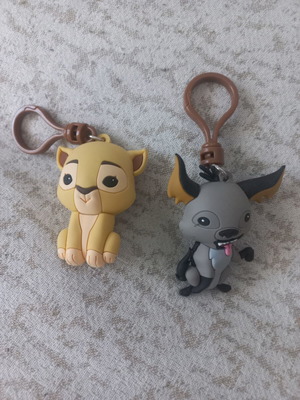 Disney Lion King keychains like new, set of 2, multicolor