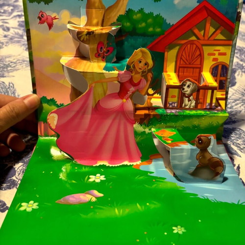 Fairy tale The Beautiful Princess new 3D book