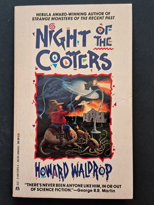 Night of the Cooters μεταχειρισμένο paperback, χιουμοριστικό sci-fi του Howard Waldrop