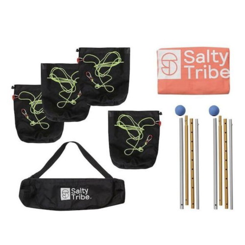 Salty Tribe Aeolians 4-person Old Rose beach sunshade
