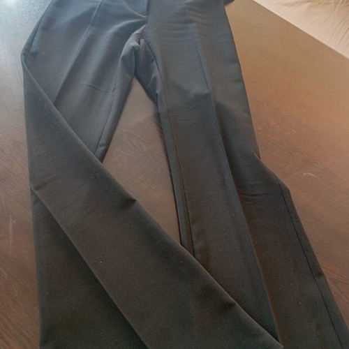Elastic black flared pants Italian size XS like new