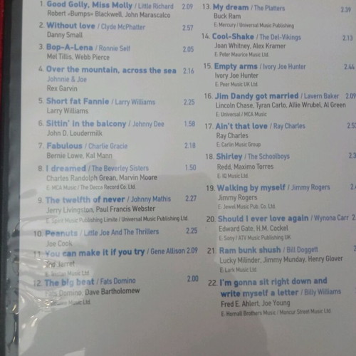1957 collectible CDs with great foreign hits, like new, set of 3