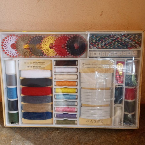 Sewing kit new, complete set with threads and needles