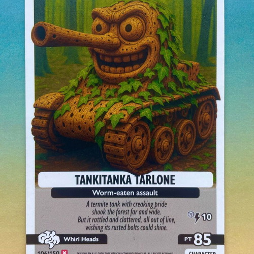 Tankitanka Tarlone #106 Italian Brainrot Psychedelic Universe card new