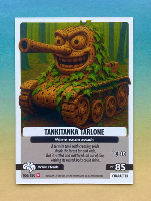 Tankitanka Tarlone #106 Italian Brainrot Psychedelic Universe card new