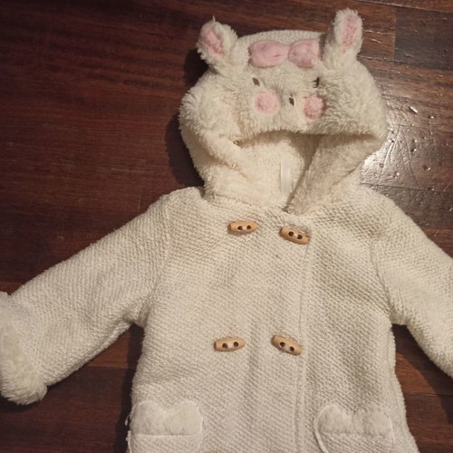 Orchestra baby fluffy coat/jacket for 3 months like new