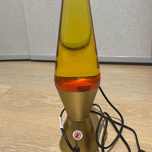 Legami Lava Lamp, red and yellow