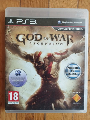God of War Ascension PS3 игра употребявана, гръцка версия