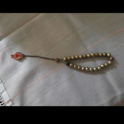 Interamerican Komboloi vintage used, metal worry beads 1990