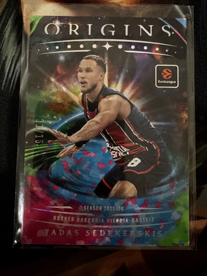 2025-26 Panini Origins Euroleague Tadas Sedekerskis card like new