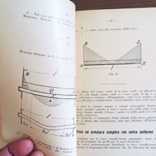 Calcolo del Cemento Armato book used, Italian