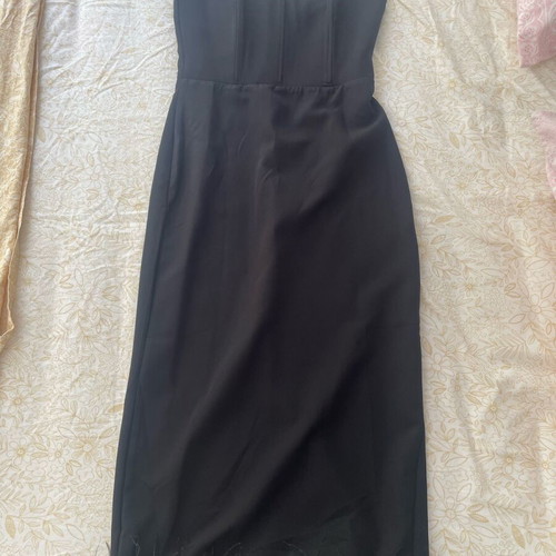 Midi dress black Trendyol like new, size S